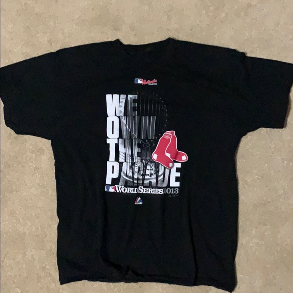 Boston Red Sox 2013 World Series t-shirt.